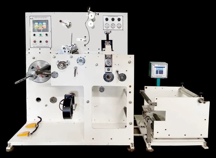 RK PTR-320 Rotary Die Cutting & Slitting Machine with Turret Rewinding — full machine