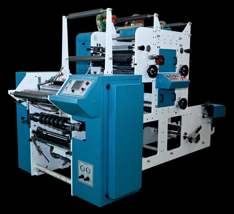 RK TS 500-2C POS Thermal Slitter Rewinder with Two-Colour (Front & Back) Flexo Printing